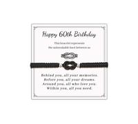 AINILOVE Birthday Gifts for Women, Forever Infinity Love Knot, Birthday Bracelet for Women Friend Soulmate Daughter Niece Mom Grandma..., One Size, Nylon rope, no gemstone
