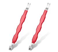 Ainiv 2PCS Double-Ended Universal Electrical Connector Separator, Automotive Electrical Connector Plug Pliers Car Disassembly and Disconnection Tools Carbon Steel with Anti-Slip Handle for Cars Trucks