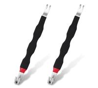 Ainiv 2PCS Double-Ended Universal Electrical Connector Separator, Automotive Electrical Connector Plug Pliers Car Disassembly and Disconnection Tools Carbon Steel with Anti-Slip Handle for Cars Trucks