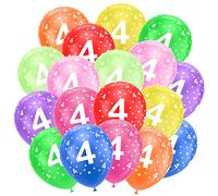 Ainiv 4th Birthday Balloons 18PCS, 4th Anniversary Party Supplies