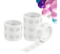 Ainiv 600 PCS Balloon Glue Dots, Double Sided Stickers, Clear Removable Round Tack No Trace Waterproof Balloon Sticky Dots Tape for Craft Gift Wrapping Wedding Christmas Festival Decoration