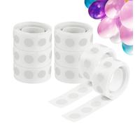 Ainiv 800 PCS Balloon Glue Dots, Double Sided Dot Stickers, Clear Removable Round Tack No Trace Waterproof Balloon Sticky Dots Tape for Craft Gift Wrapping Wedding Christmas Festival Decoration