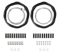 Ainiv Bike Brake Gear Shifter Cable Kit, Universal Bicycle Brake Cable Kit and Bike Shift Cables Set, Bicycle Cycling Shifter Cables Housing Set for Mountain, Road, Racing, Electric Bicycles