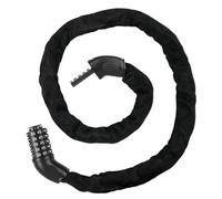 Ainiv Bike Chain Lock, High Security Bicycle Chain Lock, 5-Digit Resettable Combination Anti-Theft Cycle Locks for Bicycle, Motorbike, Scooter, Fence, Gate, 80cm, Black