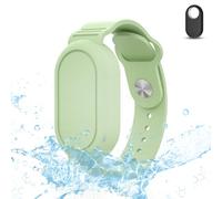 Ainiv Bracelet for Galaxy SmartTag 2, Waterproof Silicone Wristband Holder with Full Coverage Design, Compatible with Samsung Smart Tag 2, for Children, Elderly People (Green)