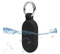 Ainiv Cases Compatible with Samsung Galaxy SmartTag 2, Soft Silicone Protective Case Keychain, Anti-Drop Anti-Scratch Waterproof Accessories for SmartTag2, for Pet Collar Keys Backpacks - Black