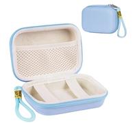 Ainiv Digital Camera Case, Small Camera Case, Compact Camera Pouch for Sony, Casio, Canon, Panasonic, Travel Cameras Storage Holder for Accessories SD Card (Blue)