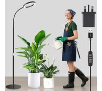 Ainiv Grow Light for Indoor Plants, Full Spectrum Grow Lights, Grow Light Lamp with 6/12/16H Timer, 90-166cm Height Adjustable Floor-Standing Lift, 80 LED Lamp Beads, for All Kinds of Plants