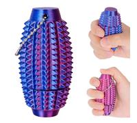 Ainiv Little Ouchies Pain Fidget Toys, Mini Fidget Toys for Adults, 3D Printed Stim Sensory Toys with Hard Spiky Fidget, 360°Rotation Toys for Stress Relief Keychain, Novelty Gifts for Friends