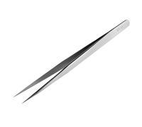 Ainiv Precision Tweezer, Stainless Steel Pointed Tweezers, Sewing Machine Tweezer, Non-Magnetic Industrial Tweezers for Craft, Electronics, Soldering, Medical and Experimental Work, Jewelry