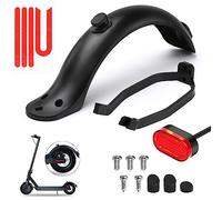 Ainiv Scooter Rear Fender Set, 1 Rear Mudguard + 1 Fender Bracket + 1 LED Rear Light + 1 Reflective Strip+ Screws, Caps, Scooter Replacement Accessory for Mi Xiaomi M365/ M365 Pro Electric Scooter