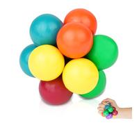 Ainiv Sensory Fidget Toys for Kids Toddler, Autism Rainbow Ball ADHD Therapy Cool Desk Toy, Travel Fidget Toys for Toddlers 2-4, Easter Basket Stocking Stuffers Valentine Gifts for Kids Adult(Large)