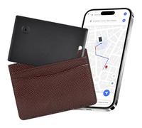 Ainiv Wallet Tracker Card, Smart Bluetooth Wallet Finder and Key Finder, Works with Apple Find My (iOS Only), Slim Smart Card for Wallet, Luggage Tags, Suitcase, Passports, Backpack&More, Ultra-Thin