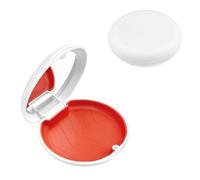 Ainkou Retainer Case with Mirror, Slim Magnetic Closure Partial Denture Dental Aligner Case Retainer Storage Liner Orthodontic Box Compatible with Invisalign Trays Braces - White