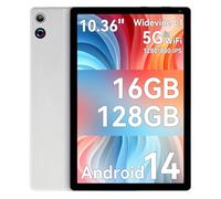 Ainmel 10 Inch Android 14 Tablet, 16GB RAM, 128GB ROM (Expandable to 1TB), Octa-Core Processor, 1280 * 800 IPS HD Touchscreen, 5G/2.4G WiFi, BT 5.0, Dual Camera, 2 Speaker (Silver)