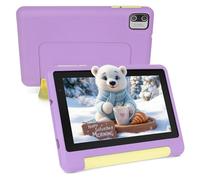 Ainmel Kids Tablet 7 Inch, Android 13 Tablet for Kids, Quad Core, 8GB RAM+64GB ROM (Expand to 128GB), Parental Control, Kids Software Pre-Installed, Wi-Fi, Bluetooth, Type-C (Purple, 7)