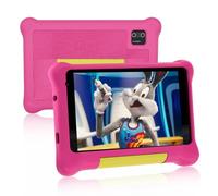 Ainmel Kids Tablet 7 inch, Android 13 Tablets for Kid, 5GB RAM+32GB ROM 128GB Expand, Parental Control, Kids Software Pre-Installed, Dual Camera, Android Learning Tablet with Proof Case (Pink)
