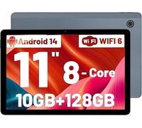 Ainmel Newest Android 14 Tablet, 11 Inch Tablet, 10GB+128GB(TF 1TB), 8 Core, 5G/2.4G WiFi 6.0, 6800mAh, 5MP+8MP Camera, 1280 * 800 HD, 2 Speaker, Android Tablets 10 inch (Grey)