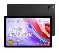 Ainmel Tablet 10 inch, Android 14 Tablets 16GB+128GB(TF 1TB), 8 Core, 5G/2.4G WiFi 6.0, 5000mAh, 5MP+8MP Camera, 1280 * 800 HD Touchscreen 10.36" Tablet PC, 2 Speaker (Black)