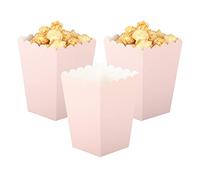 Ainmto 24PCS Pink Popcorn Boxes Mini Paper Popcorn Containers for Movie Night party