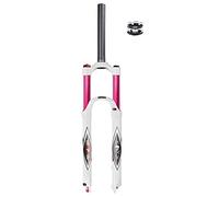 aiNPCde MTB Front Forks Mountain Bike Suspension Fork 26 27.5 29 Inch Travel 140mm, Rebound Adjust 1-1/8 Straight/Tapered Tube QR 9mm XC Air Forks for 1.5-2.45" Tires