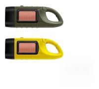 Ainsley 2Pack Wind Up Torch,Hand Crank Torch,Emergency Solar Torch with Carabiner Hook Super Bright Portable Survival Flashlight for Camping Hiking Outdoor Survival Gear[Energy Class