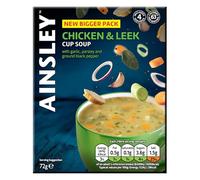 Ainsley Harriott Chicken & Leek Cup Soup, Quick & Convenient Instant Soup, Bulk Pack Multipack; Pack of 8 x 4 Servings