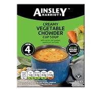 Ainsley Harriott Creamy Vegetable Chowder 8x80g sachets, Quick & Convenient Instant Soup, Quick Snack or Meal Alternative, Bulk Pack Multipack