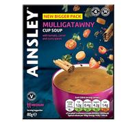Ainsley Harriott Mulligatawny Cup Soup, Quick & Convenient Instant Soup, Bulk Pack Multipack; Pack of 8 x 4 Servings