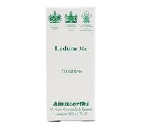 Ainsworths 30C Ledum Homoeopathic Remedy - Pack of 120 Tablets