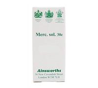 Ainsworths 30C MERC Sol Homoeopathic Remedy - Pack of 120 Tablets
