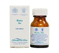 Ainsworths 30C Ruta Homoeopathic Remedy - Pack of 120 Tablets