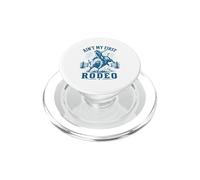 Ain't My First Rodeo Rider Bull Riding Cowboy PopSockets PopGrip for MagSafe