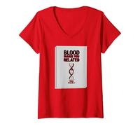 Ain't No Family Like The One I Got - Loyalty Makes Family V-Neck T-Shirt, Women, Red, L