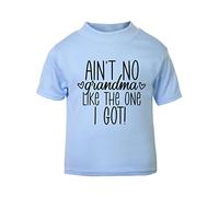Ain't no Grandma Like The one I got [BBY6] Short Sleeve Cotton Toddler t Shirt, 2-3 Years, Pastel Blue