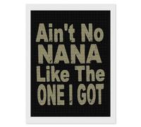 Ain't No Nana Like I Got Diamond Painting Kits for Adults Full Round Dril Diamond Art for Home Wall Decor 12"x16"