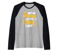 Ain't No Pastor Like The-One I Got Christian Believer Raglan Baseball Tee