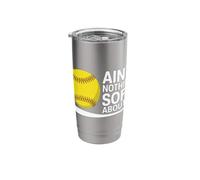 Aint Nothing About It Funny Softball Player bat Humor for Stainless Steel Insulated Tumbler