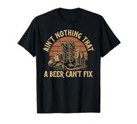 Ain't Nothing That A Beer Can't Fix Country Rodeo Funny T-Shirt