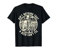 Ain't Nothing That A Beer Can't Fix Country Rodeo Funny T-Shirt