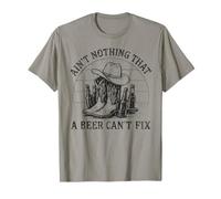 Ain't Nothing That A Beer Can't Fix Country Rodeo Funny T-Shirt