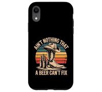 Ain't Nothing That A Beer Can't Fix Vintage Country Music Case for iPhone XR