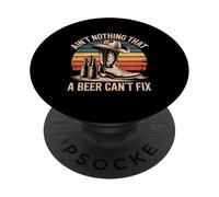 Ain't Nothing That A Beer Can't Fix Vintage Country Music PopSockets Adhesive PopGrip