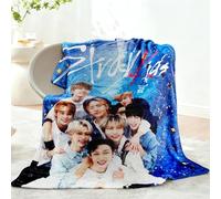 Ainvliya St-ray Kids Blanket, Super Soft Stray Flannel Throw, Multipurpose Travel Blankets for Lounging Travel Outdoor Activities Bed Sofa Office Knee Pad, 100cm*150cm