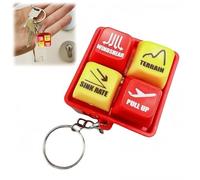 AINxtolm Pilot and Crew Alert Keychain EGPWS Warning Sound Simulator,Airplane Emergency Alert Keychains,Key Chains for Men,Alert Keychains,Bright Led Light,Aviation Cockpit Safety Button,Keychain,Red