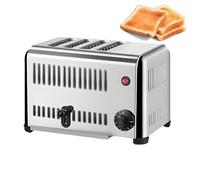 AiODiO 2240W Commercial Electric Pop-Up Toaster ，Slot Toaster Commercial，2 Modes Stainless Steel Toaster with 5 Minutes Timier，for Toast, Sandwiches, Meatloaf 4Slots
