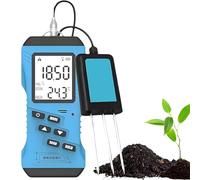 AiODiO 7 in 1 Soil Tester,Portable Dissolved Oxygen Detector,with LCD Display, Nutrient Conductivity Tester for Agricultural Planting, Soil Cultivation, Pot Planting