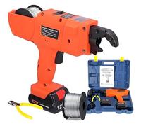 AiODiO Automatic Rebar Tier Tying Machine,Rebar Tier Tying Machine, 0.8s Knot Time, 2 Rechargeable Battery,Steel Bar Tie Tool,Tightness Adjustable,for & Building Market 8-34mm