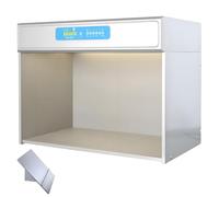 AiODiO Color Assessment Box, 4/5/6 Light Sources Matching Cabinet, LED Light Booth for Textile Dyeing Printing Paint, Compact Design with Data Recording Fourlights-45°grandstand