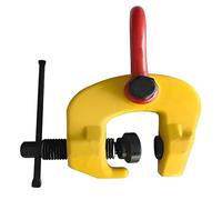 AiODiO Damage-Free Screw Lifting Clamp,1.5T 3T Screw Lifting Clamp, Integrated Forging Process, No Deformation Under Heavy Load for Steel Lifting 1.5t